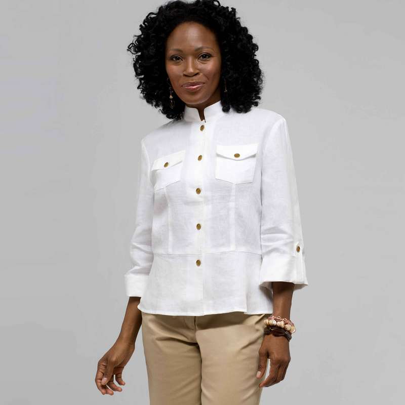 Button Front Shirt, , large image number 0